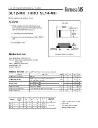 Datasheet SL13-MH manufacturer Formosa