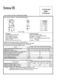 Datasheet UFF200-06 производства Formosa