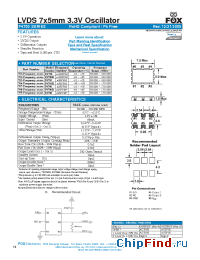 Datasheet F4700 manufacturer Fox Electronics