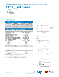 Datasheet FTE502AS manufacturer Fox Electronics