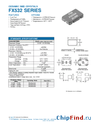 Datasheet FX532 manufacturer Fox Electronics