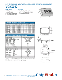 Datasheet VCXO-D3R manufacturer Fox Electronics