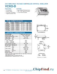 Datasheet VCXO-D4 manufacturer Fox Electronics