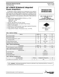 Datasheet CRCW12061001F100 manufacturer Freescale