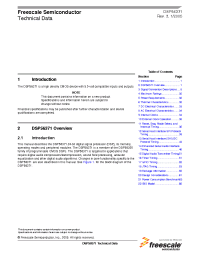 Datasheet DSPA56371 manufacturer Freescale