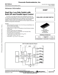 Datasheet MC33397R2 manufacturer Freescale