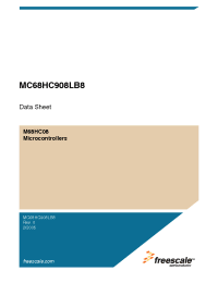 Datasheet MC68HC908LB8MDWE manufacturer Freescale