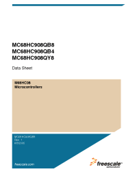Datasheet MC68HC908QB8 производства Freescale