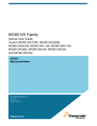 Datasheet MC9S12K manufacturer Freescale