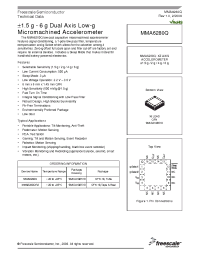 Datasheet MMA6280QR2 manufacturer Freescale