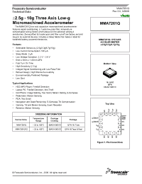 Datasheet MMA7261QR2 manufacturer Freescale