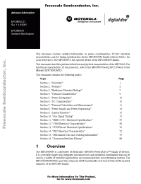 Datasheet MPC859PZP100 manufacturer Freescale