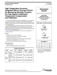 Datasheet MPXH6400A manufacturer Freescale