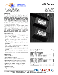 Datasheet 424L4B manufacturer Frequency Devices