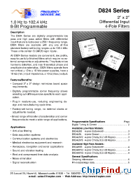 Datasheet D824 manufacturer Frequency Devices