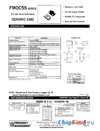 Datasheet FMOC5S manufacturer Frequency Management