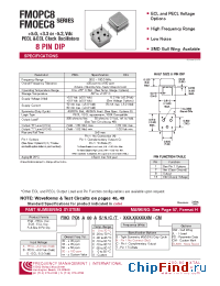 Datasheet FMOPC8/FMOEC8 manufacturer Frequency Management