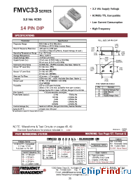 Datasheet FMVC3300ACF manufacturer Frequency Management