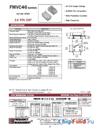 Datasheet FMVC4600AFB manufacturer Frequency Management
