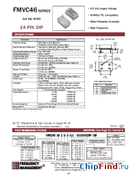 Datasheet FMVC4600AZX manufacturer Frequency Management