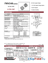 Datasheet FMVC4800AEF manufacturer Frequency Management