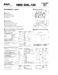 Datasheet 1MBI400L-120 manufacturer Fuji