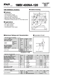 Datasheet 1MBI400NA-120 manufacturer Fuji
