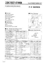 Datasheet 2SK1507-01MR manufacturer Fuji