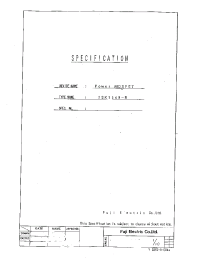 Datasheet 2SK1549-R manufacturer Fuji