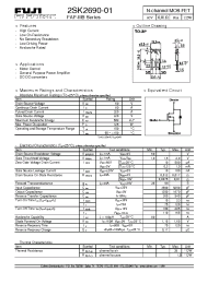 Datasheet 2SK2690-01 manufacturer Fuji