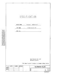 Datasheet 2SK2833-R manufacturer Fuji