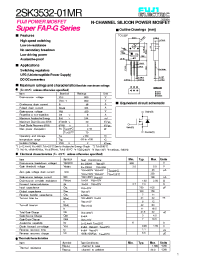 Datasheet 2SK3532 manufacturer Fuji