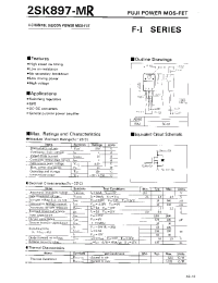 Datasheet 2SK897 производства Fuji