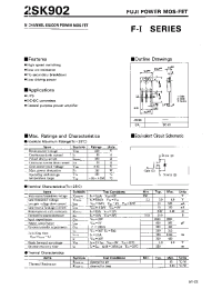 Datasheet 2SK902 производства Fuji