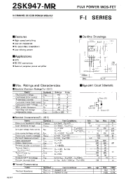 Datasheet 2SK947 manufacturer Fuji