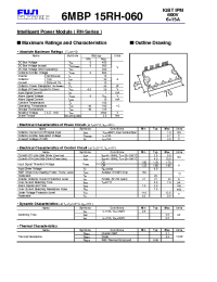 Datasheet 6MBP15RH manufacturer Fuji