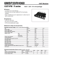Datasheet 6MBP20RH060 производства Fuji