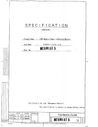 Datasheet 6MBR10PD120 manufacturer Fuji