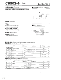 Datasheet CB903-4 manufacturer Fuji