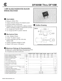 Datasheet DF06M manufacturer Fuji