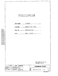 Datasheet ENE471D-20A manufacturer Fuji