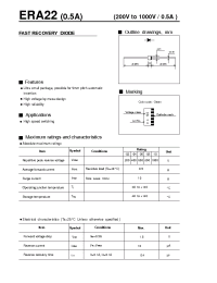 Datasheet ERA22 manufacturer Fuji