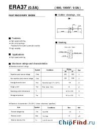 Datasheet ERA37-08 manufacturer Fuji