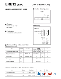 Datasheet ERB12-02 manufacturer Fuji