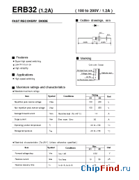 Datasheet ERB32-01 manufacturer Fuji