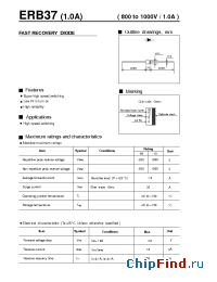 Datasheet ERB37-08 manufacturer Fuji