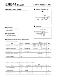 Datasheet ERB44 manufacturer Fuji