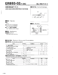 Datasheet ERB93-02 manufacturer Fuji