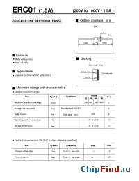 Datasheet ERC01-02 manufacturer Fuji