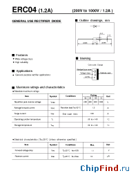 Datasheet ERC04-04 manufacturer Fuji